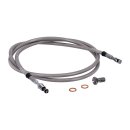 Goodridge hydraulic clutch line kit 65", clear coated
