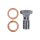 Goodridge hydraulic clutch line kit 68", clear coated