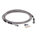 Goodridge hydraulic clutch line kit 69", clear coated