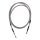Goodridge hydraulic clutch line kit 70", clear coated