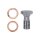 Goodridge hydraulic clutch line kit 70", clear coated