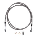 Goodridge hydraulic clutch line kit 75", clear coated
