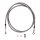 Goodridge hydraulic clutch line kit 75", clear coated