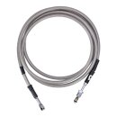 Goodridge hydraulic clutch line kit 77", clear coated
