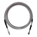 Goodridge hydraulic clutch line kit 79", clear coated