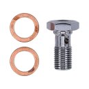 Goodridge hydraulic clutch line kit 79", clear coated