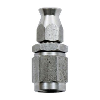 Goodridge hose end straight. Stainless