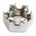 CHROME CASTLE NUT, 1/2 INCH-20