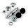 LOWER SHOCK STUD KIT CHROME