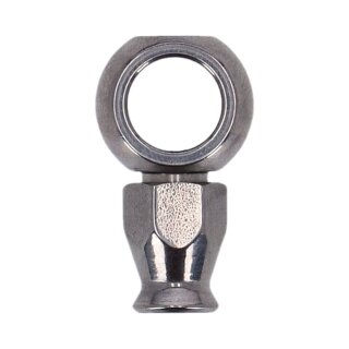 Goodridge, 7/16" (11mm) banjo fitting short neck. Stainless