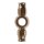 Goodridge 3/8" straight banjo, double fitting. Short neck