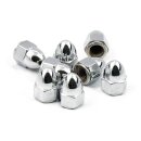 James acorn nut set, exhaust mount. Chrome