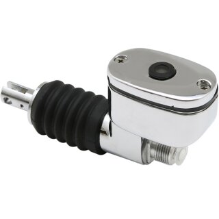 Chrom Fuß Hauptbremszylinder für Harley Twin Cam Softail Touring 99-17