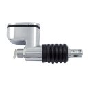 Chrom Fuß Hauptbremszylinder für Harley Twin Cam Softail Touring 99-17