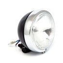 Highway Hawk, 4-1/2" 55W spotlamp. Black with chrome...