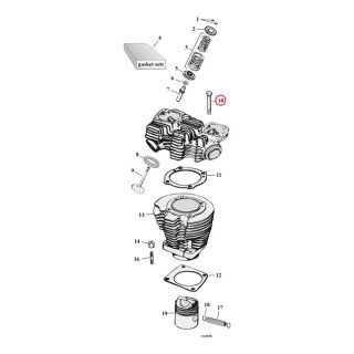 HEAD BOLT KIT, 12-POINT