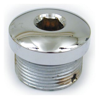 XL CLUTCH ADJ. PLUG, ALLEN. CHROME
