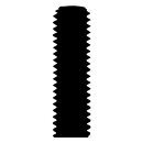 7/16-14 X 3/4 INCH ALLEN BOLT CHR.
