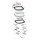 GW, Panhead rocker cover screw kit. Stainless allen. Short