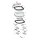 GW, Panhead rocker cover screw kit. SS allen. Long