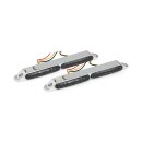STRIPE LED TURNSIGNALS/TAILLIGHT, CHROME