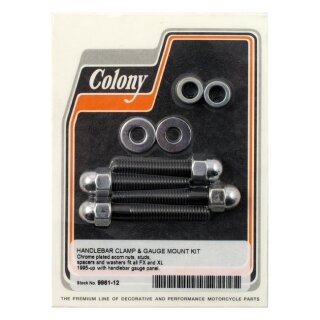 COLONY HANDLEBAR CLAMP & GAUGE MOUNT KIT