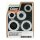 COLONY AXLE SPACER KIT FRONT, SMOOTH