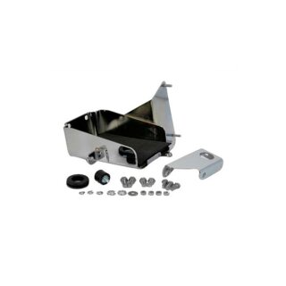 Chrom Batterie Halter Kit für Harley XLH Sportster Ironhead 67-77