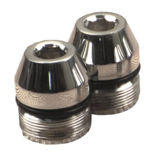 FORK TUBE PLUGS, TAPERED ALLEN HEAD