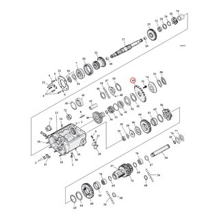 PBI CNC transmission sprocket. 23T