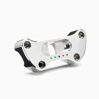 Motogadget HD Riser Klemme mit Halter für Motoscope Mini Tacho poliert