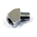 45 DEGREE ELBOW ADAPTER. 1/4 MALE/FEMALE