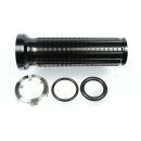 Motogadget mo.grip aluminum handlebar grip set. Black