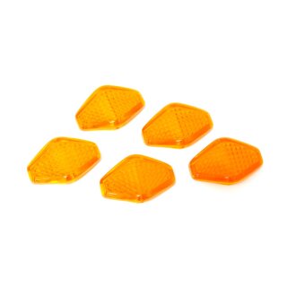 AMBER LENS, DIAMOND MARKER LIGHTS