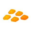 AMBER LENS, DIAMOND MARKER LIGHTS