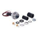 Motogadget, mo.blaze disc LED turn signal. Polished, left