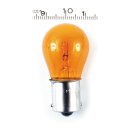 Light bulb 12-Volt. Single filament. Amber