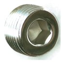 GW, 1/2  NPT allen pipe plug. Chrome