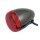 Chris, bullet turn signal. Black nickel. Red lens