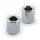 Chris, turn signal spacers 3/4" long. Chrome