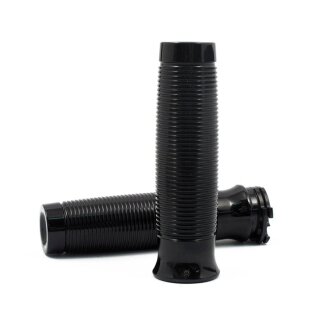 ROUGH CRAFT BILLET GROOVE GRIPS BLACK