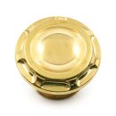 GROOVE GAS CAP BRASS