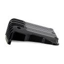 FIN TWIN CAM ROCKER COVERS, BLACK