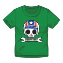 SHORT SLEEVE TEE, USA HELMET, GREEN, XS