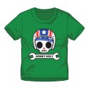 SHORT SLEEVE TEE, USA HELMET, GREEN, XS