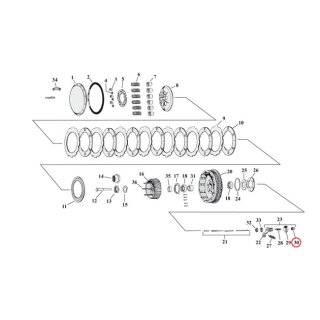 LOCK NUT, CLUTCH ADJ. SCREW