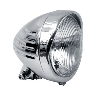 5-3/4 INCH HEADLAMP, RIBBED BULLET VISOR