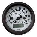 MMB 48mm Ultra Mini Electronic Speedo Classic black