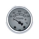 MMB 48mm Ultra Mini oil temperature gauge classic chrome