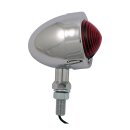 Extended stud, bullet marker light red lens ECE approved